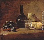 Jean Baptiste Simeon Chardin Still Life with Plums painting
